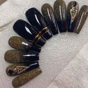 Long coffin presson nails